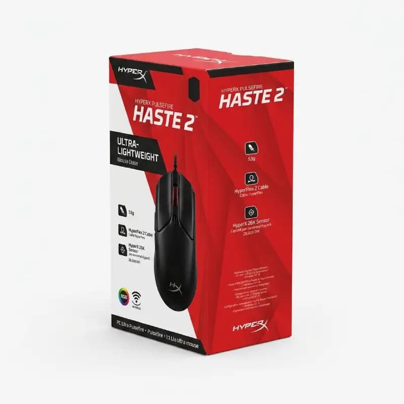 HyperX Pulsefire Haste 2 Gaming Mouse thumbnail 6